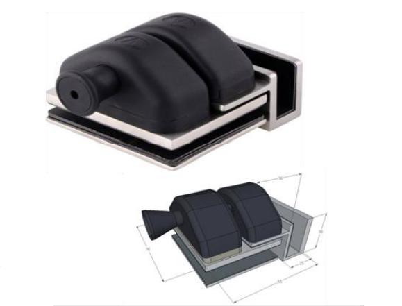 Hot Deal! 90º Internal Glass-to-Glass Pool Latch