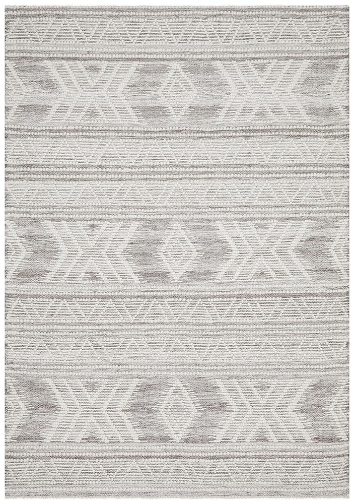 Exclusive Hudson 806 Natural 100% Wool Flat Woven Rug - Perfect for New Season Decor