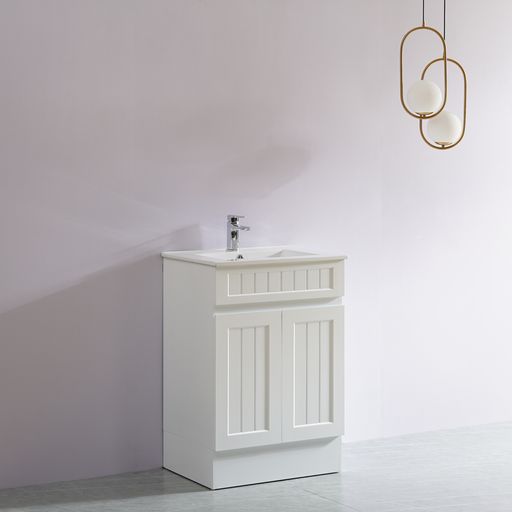 Acacia Shaker PVC Floor Vanity 600 - Premium Quality