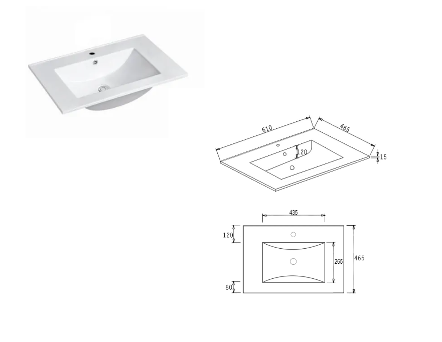 Hampton Mark II 600mm Matte Black Wall - Hung Vanity: Stylish Storage Deal