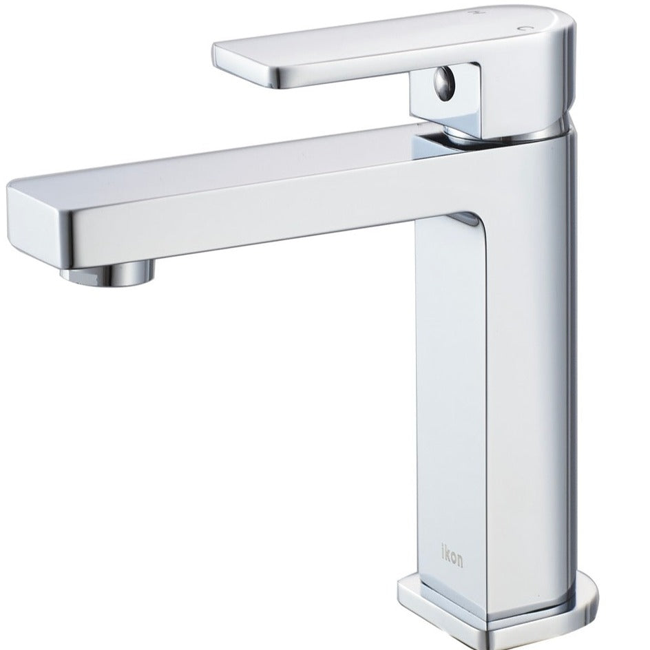 Chrome-finished Flores Basin Mixer with High-quality Components