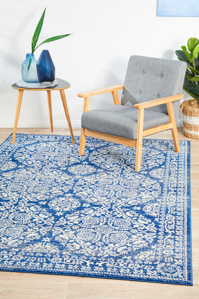 Stunning Transitional Navy Rug - Mirage Gwyneth, a Timeless Design!