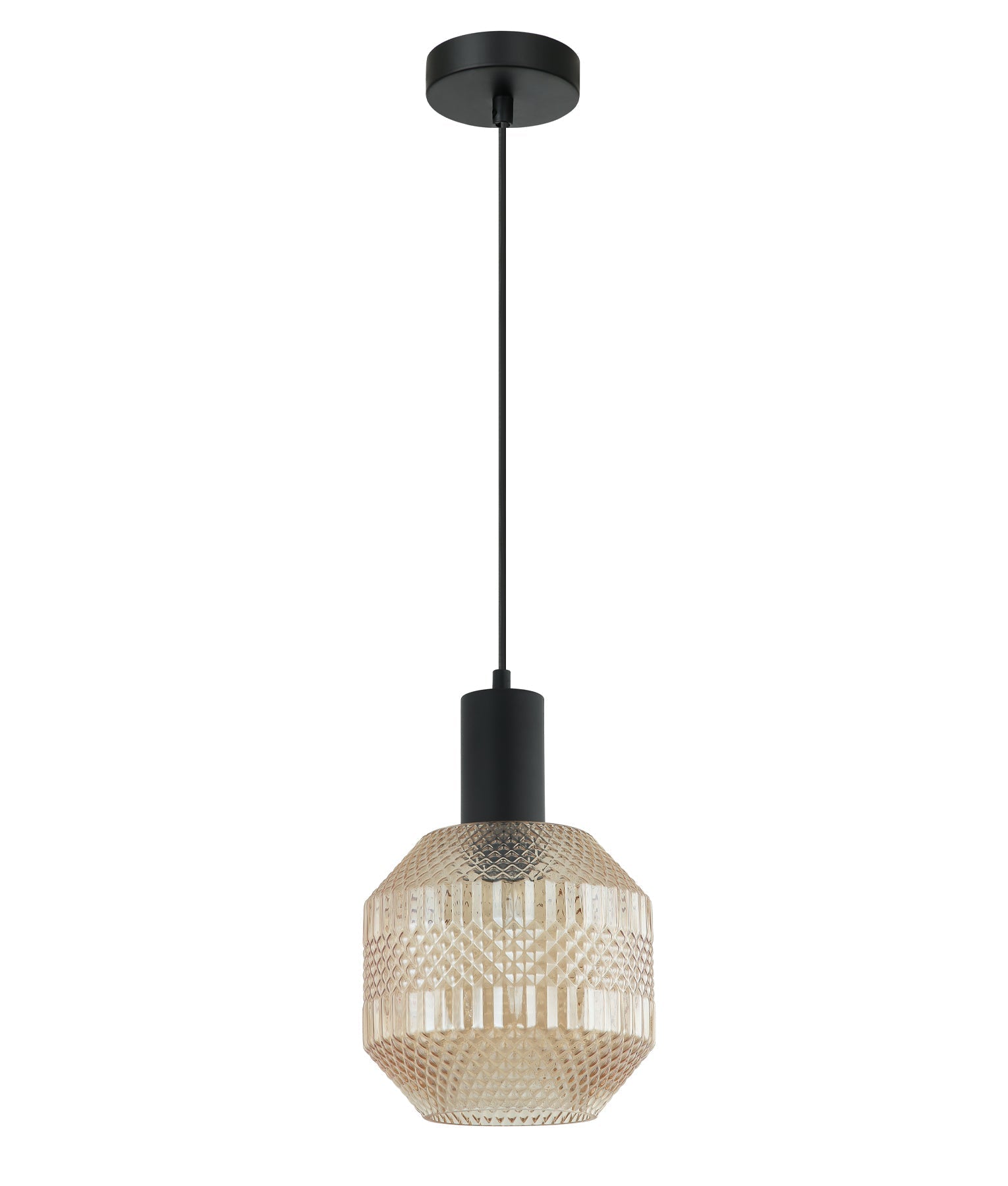 Hot Sale: Interior Glass Jar-Shape Pendant Lights with Quadrilateral Segment Design