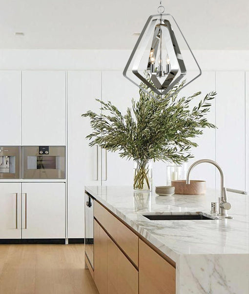 ORBITA: Bohemian Large Polished Nickel Pendant Light - Great Deal