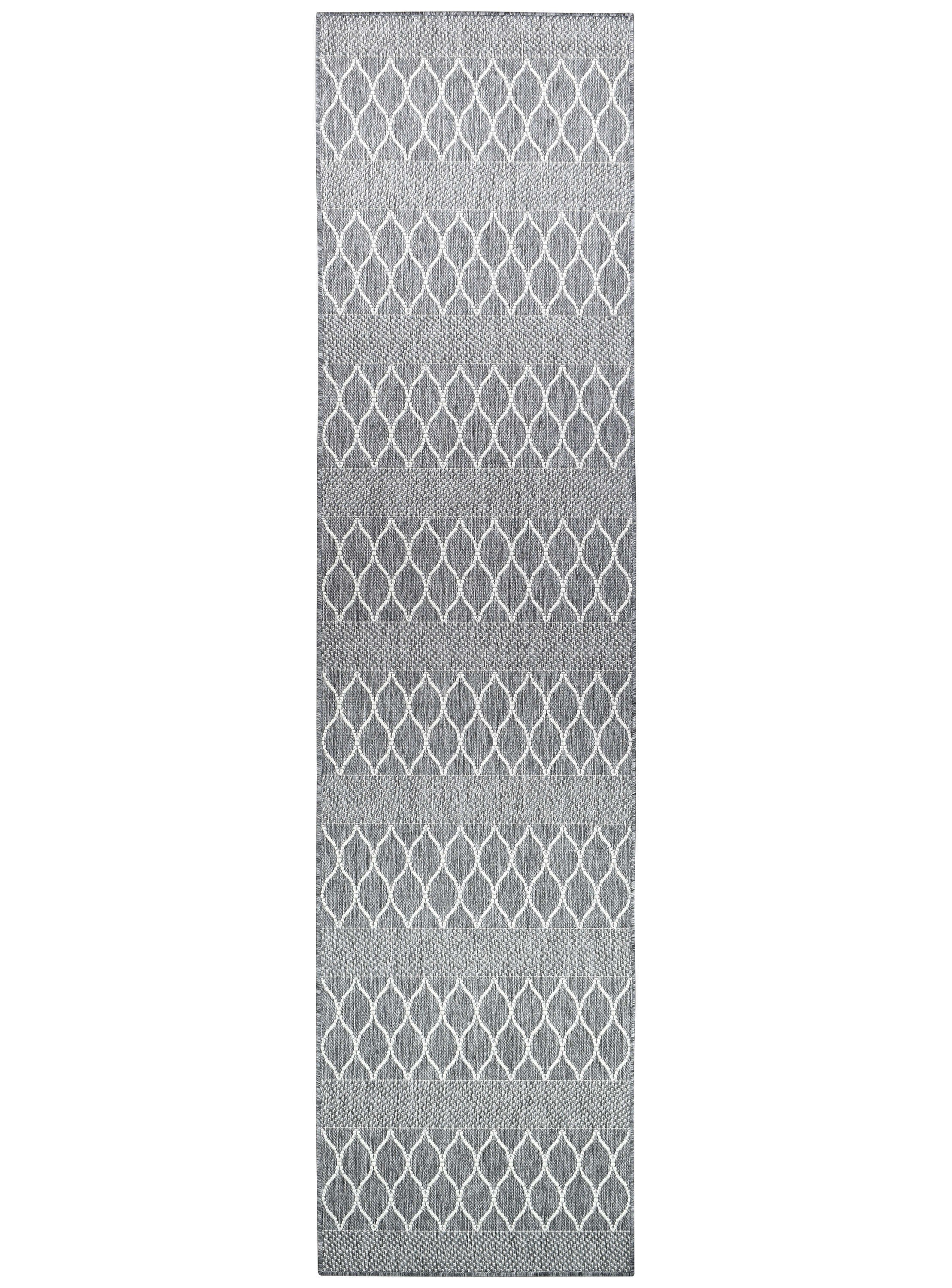 Affordable and Durable Alaska Grey Machine - Made Polypropylene Rug for Indoors and Outdoors