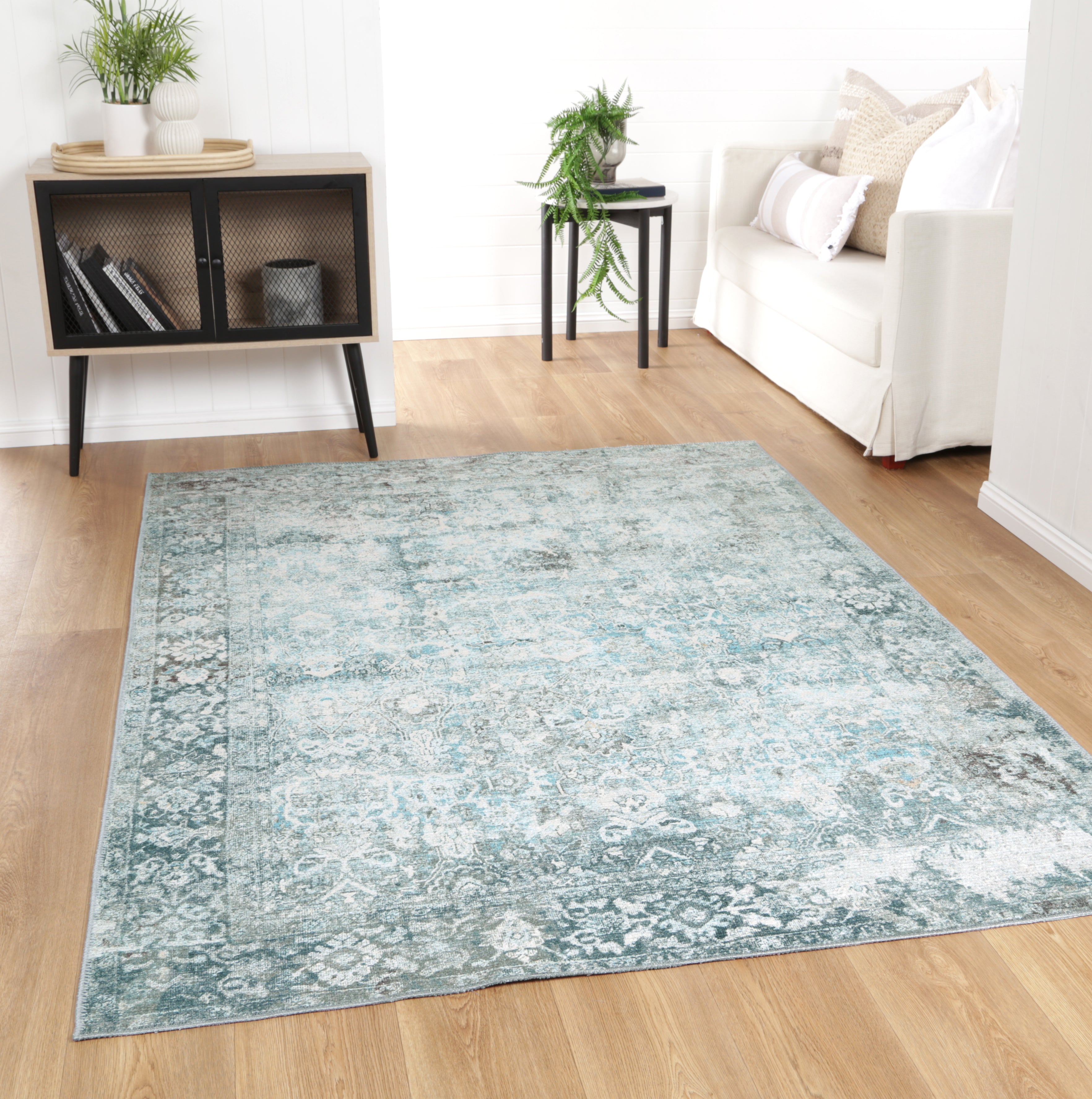 Machine-Washable Heritage Kalina Rug for Busy Families
