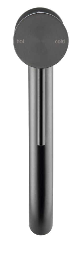 Hot Deal! Brushed Gun Metal Mica Tall Basin Mixer for a Luxurious Bathroom Upgrade