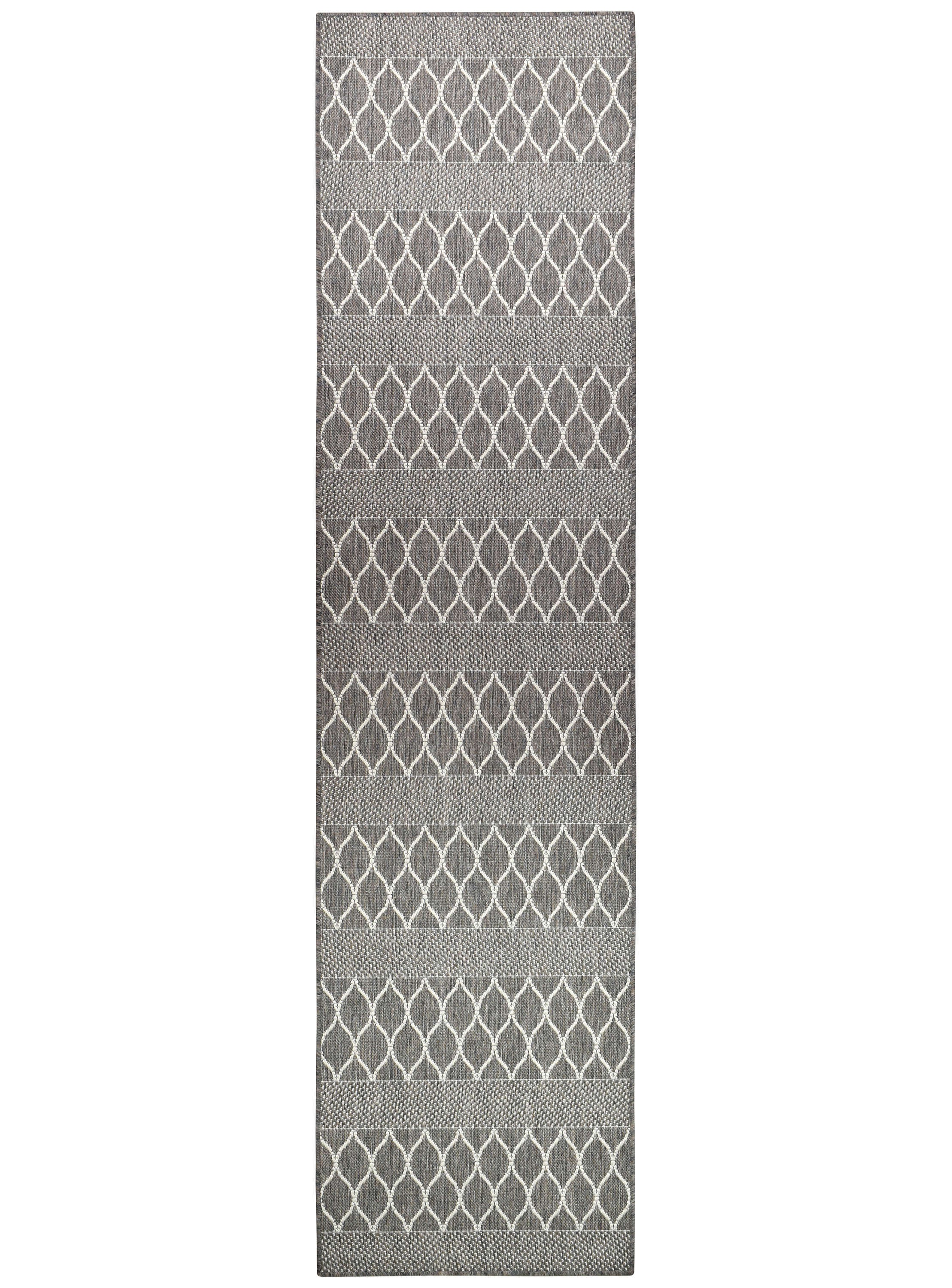 Durable Brown Alaska Runner Rug 6826 - W71E for Indoors & Outdoors