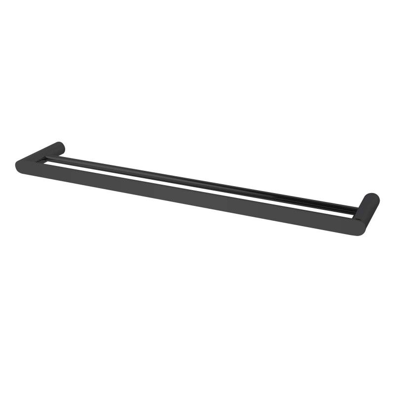 Hot Sale! Esperia 600mm Matte Black Double Towel Rail