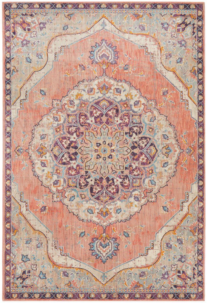 Exquisite 120 Odyssey Terracotta Power - Loomed Polypropylene Rug