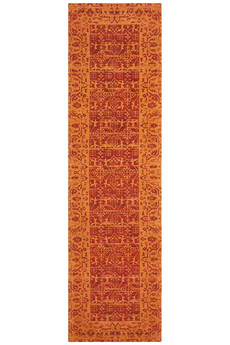 Hot Deal! Magnolia Paprika Runner Rug