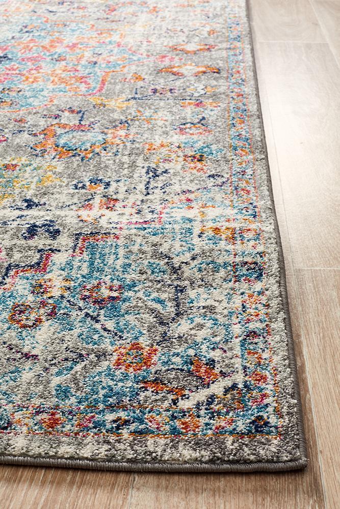Exclusive Museum Huxley Multi - Coloured Persian - Style Rug for High - Traffic Areas