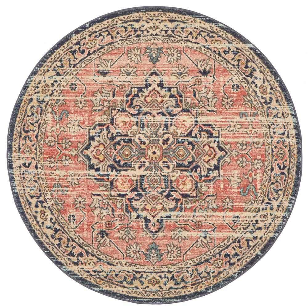 Hot Deal! Legacy Brick Round Polypropylene Rug
