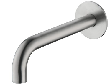 Hot! Mica Combo Mixer Spout Upgrade in Brushed Nickel - 150/240mm