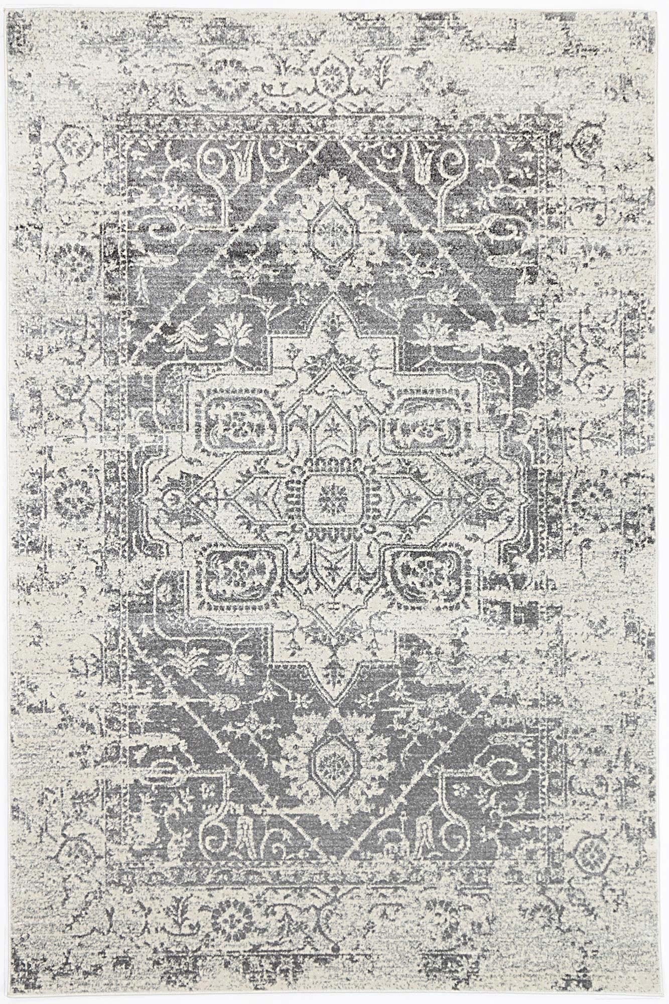 Exclusive Audrey Ivory & Grey Rug - A Must - Have