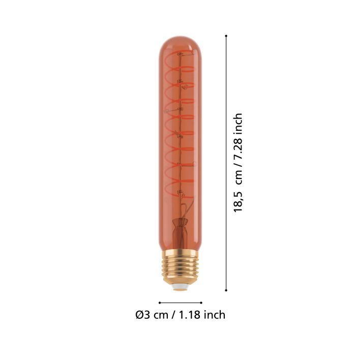 Special Offer: 6PCS 4W E27 LED T30 Copper Vapourised Globes