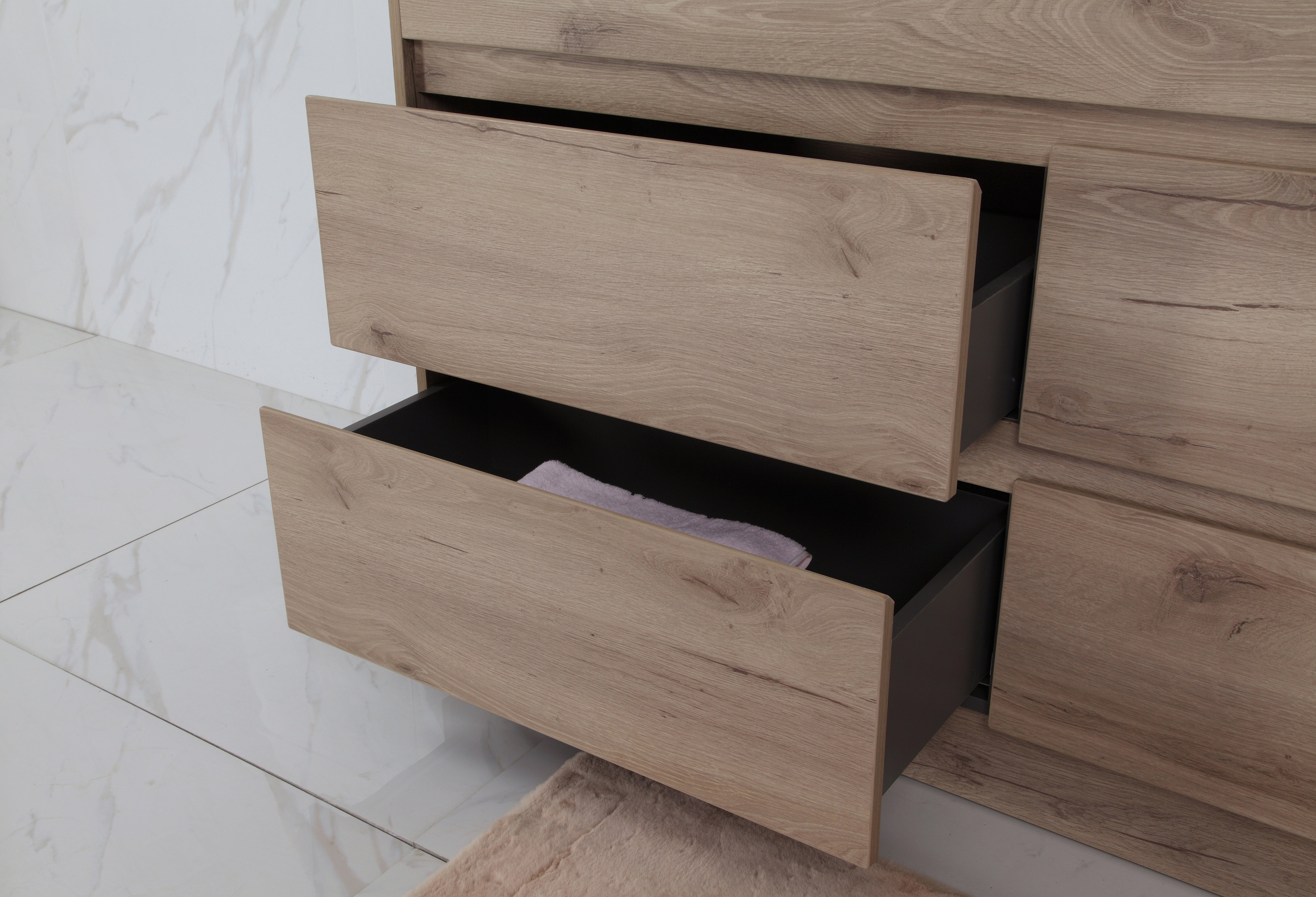 Get the Best MAX MDF Freestanding Vanity in Natural Oak - All Sizes Available