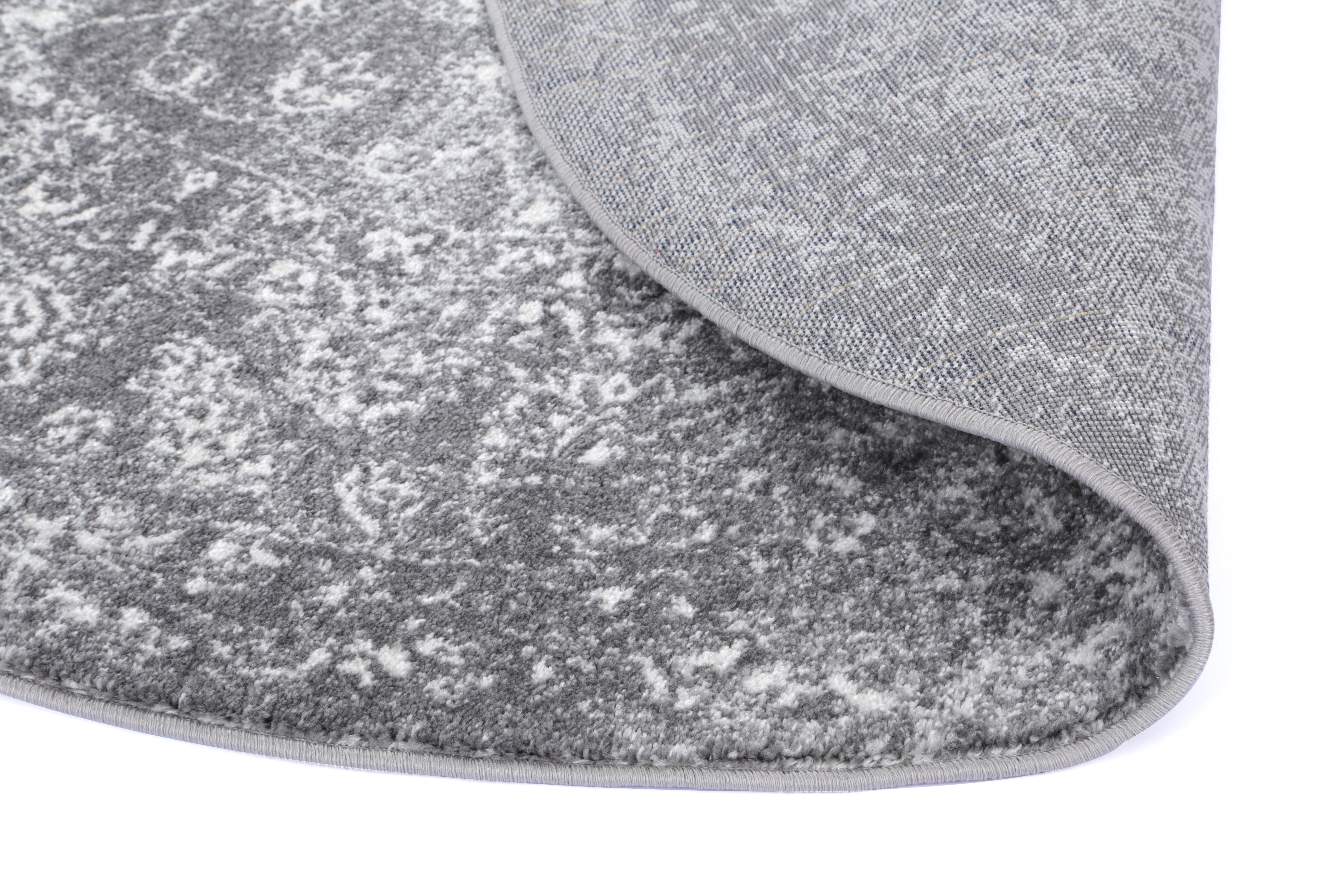 Ligures Grey Transitional Rug - Trendy & Durable