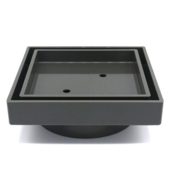 Hot! Matte Gold Smart Tile Insert Floor Waste Shower Drain (90mm Outlet, 115x115mm)