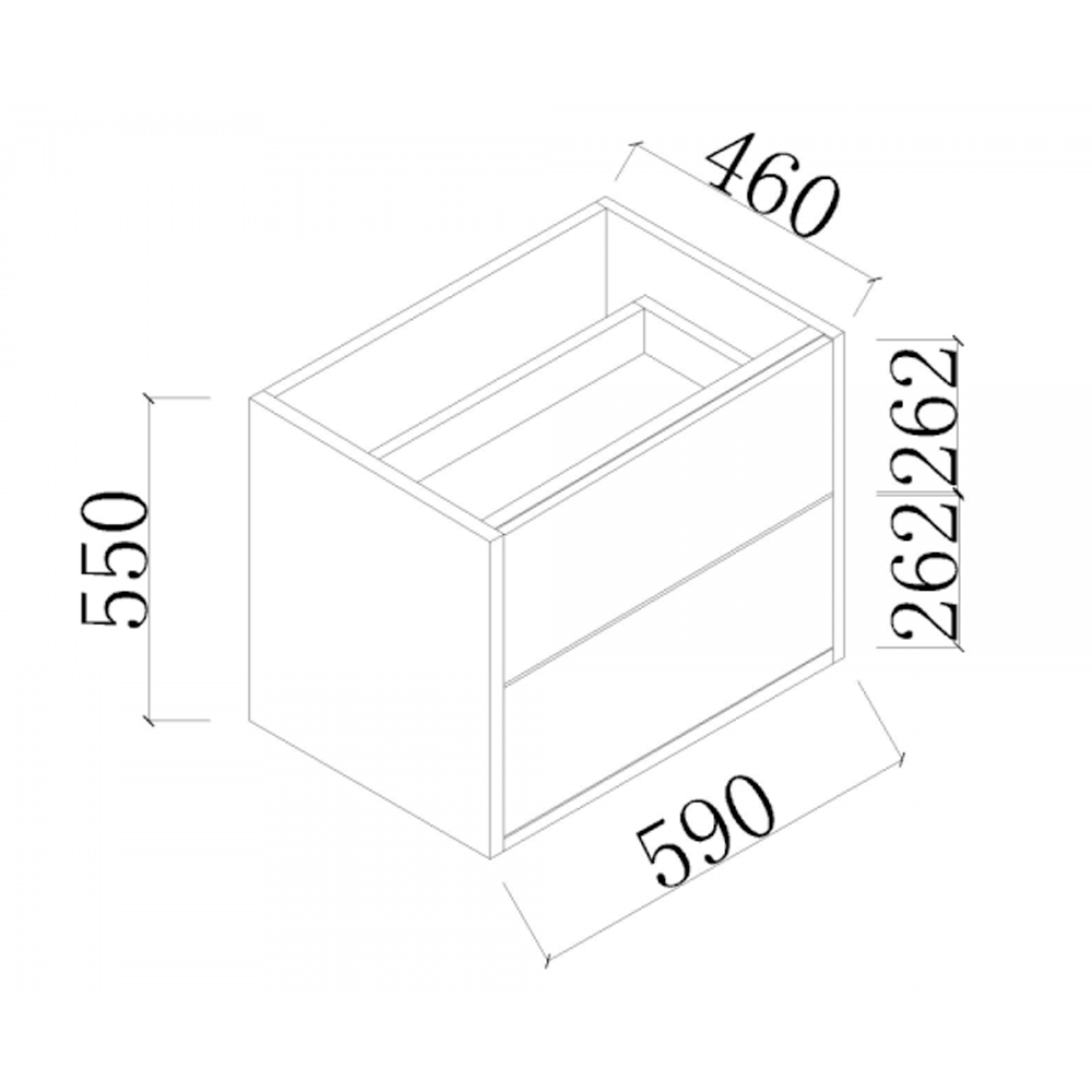 Hot! GARGANO 600mm Wood Grain Wall - Hung Vanity