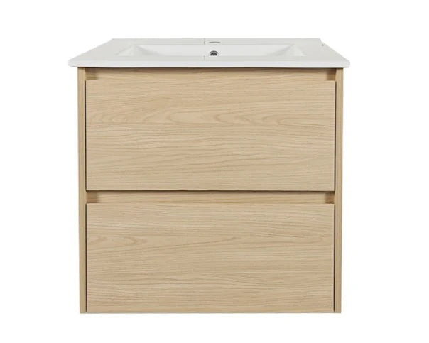 HERA MDF Wall-Mounted Tas Oak Vanity Cabinet in Various Sizes