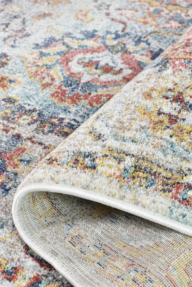 Hot! Navy Cream Morocco 0410A Rug