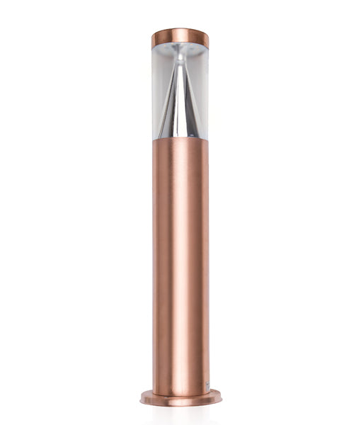 PORTUS 12V LED Solid Copper Surface-Mounted Bollard Light with IP67 Rating