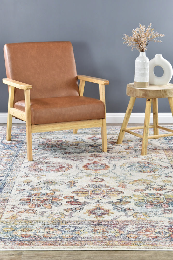 Hot! Morocco Navy Cream Rug 0394A