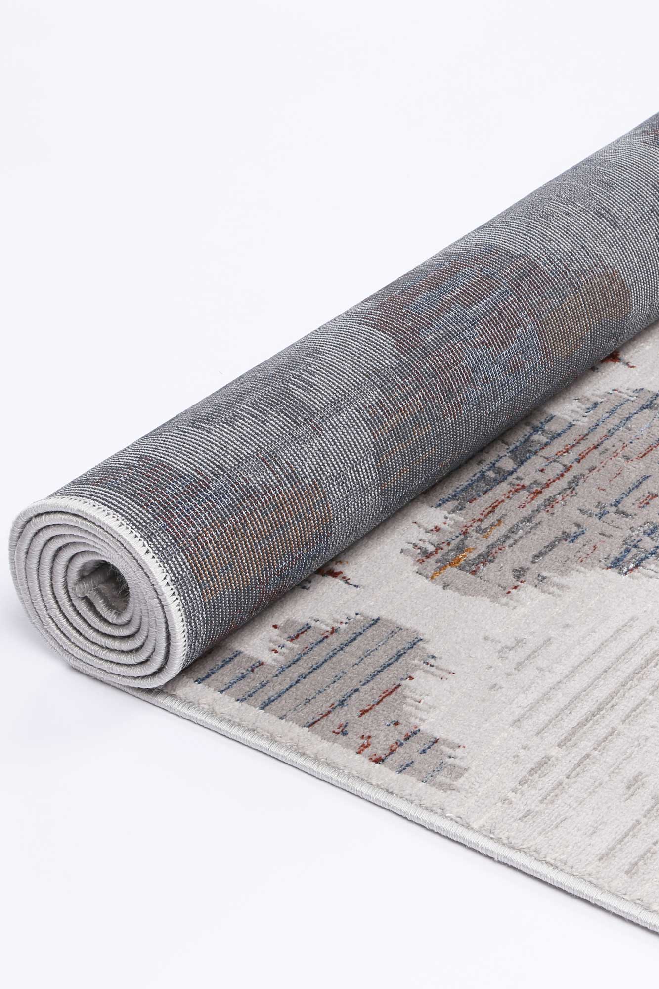 Hot Sale! Malo Isabella Grey and Multi - colored Geometric Area Rug for Your Home