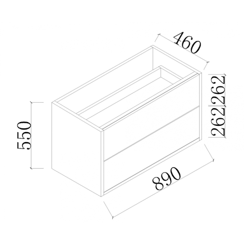 Hot! 900mm GARGANO Wood Grain Wall - Hung Vanity