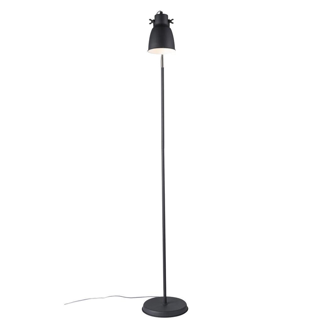 Adrian Industrial Floor Lamp in Anthracite Grey - Great Value for Your Space