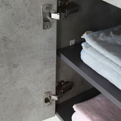 LOLA Grey Wall Hung Vanity - All Sizes Available