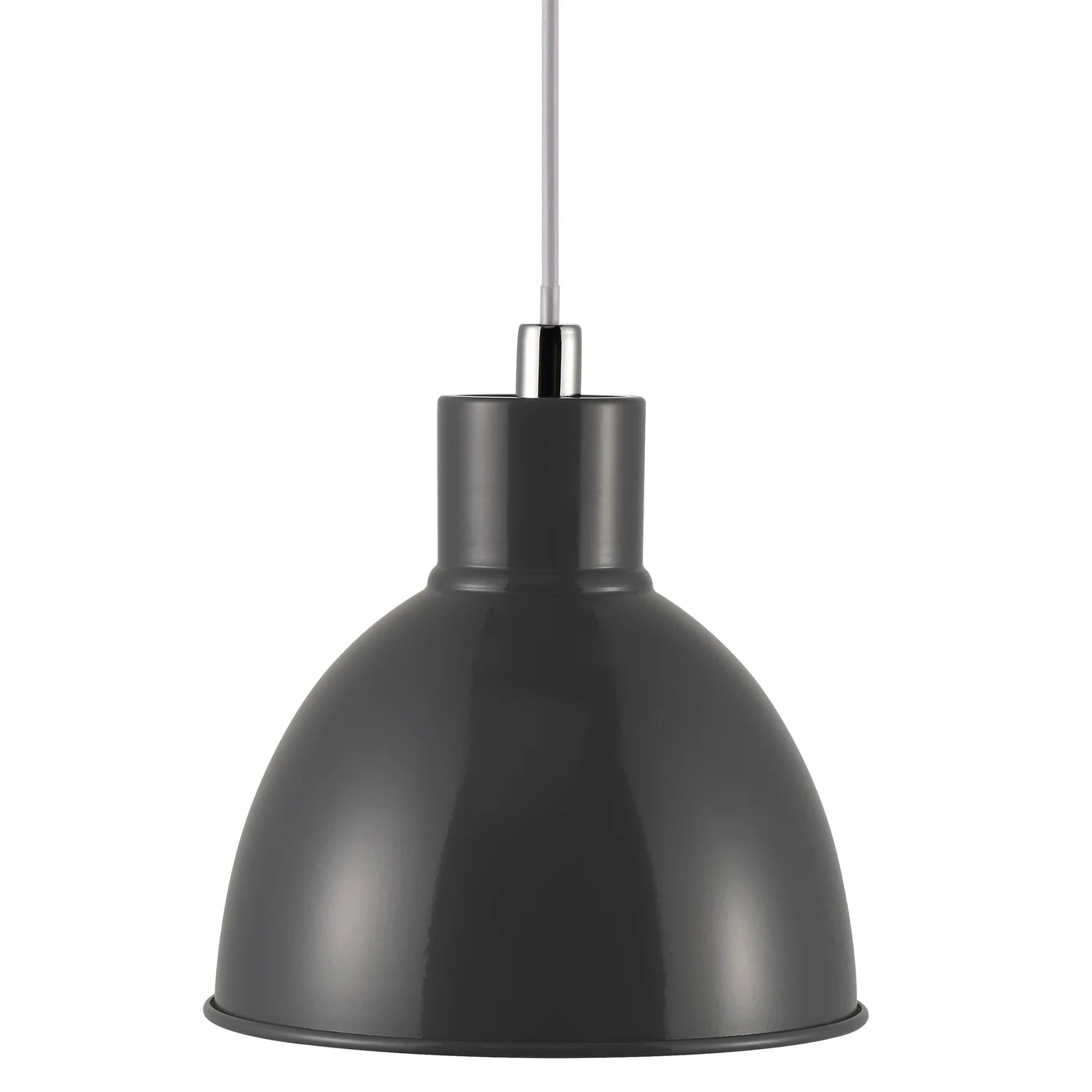 Stylish Anthracite Metal Pendant Light for Dining or Kitchen