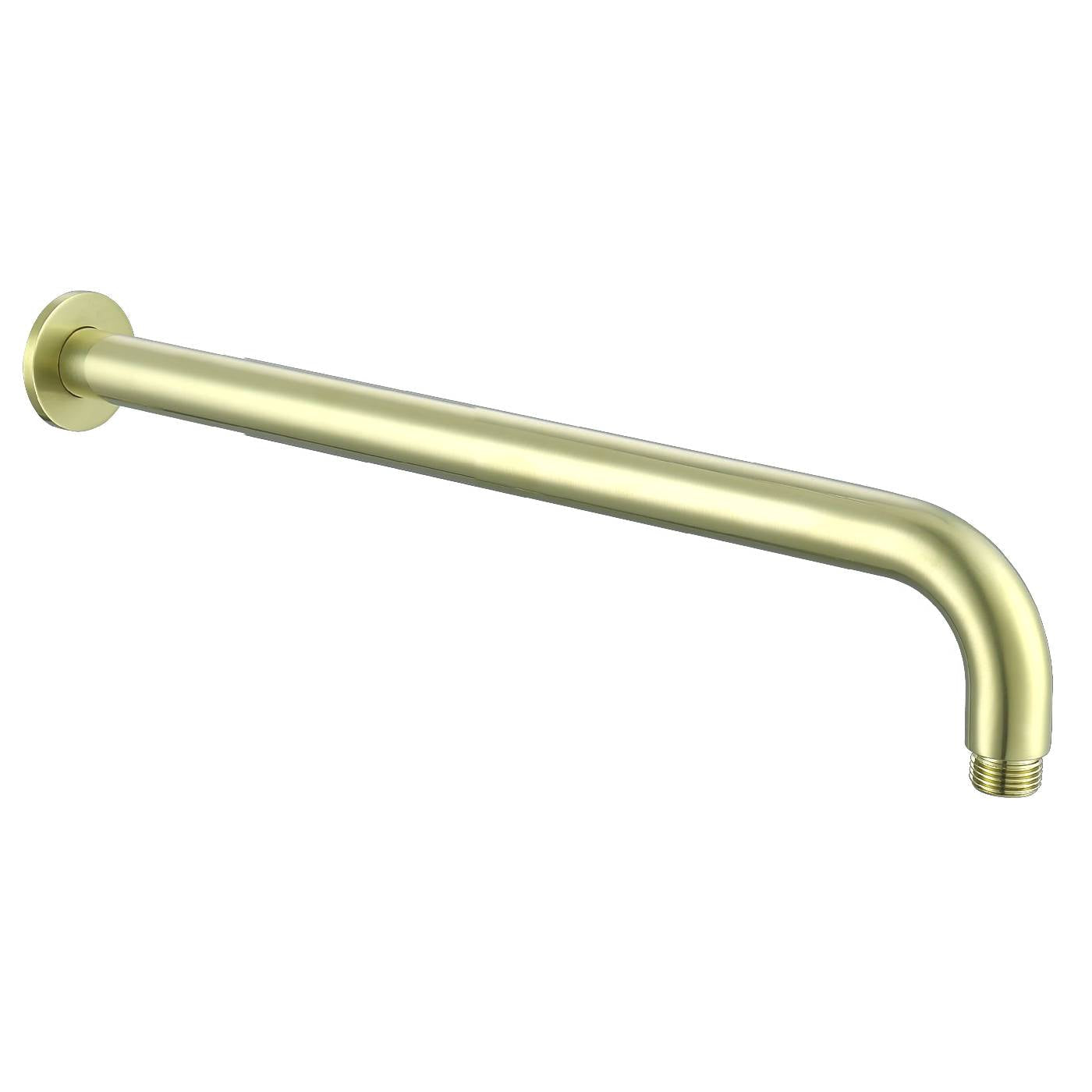 Upgrade Now: 450mm Curved French Gold Mica Wall Shower Arm