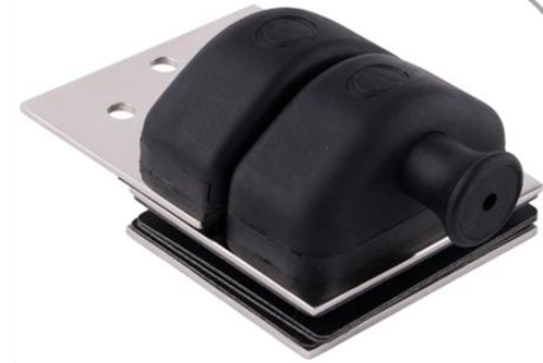 180° Glass to Square Post Pool Latch with 316 Stainless Steel Material