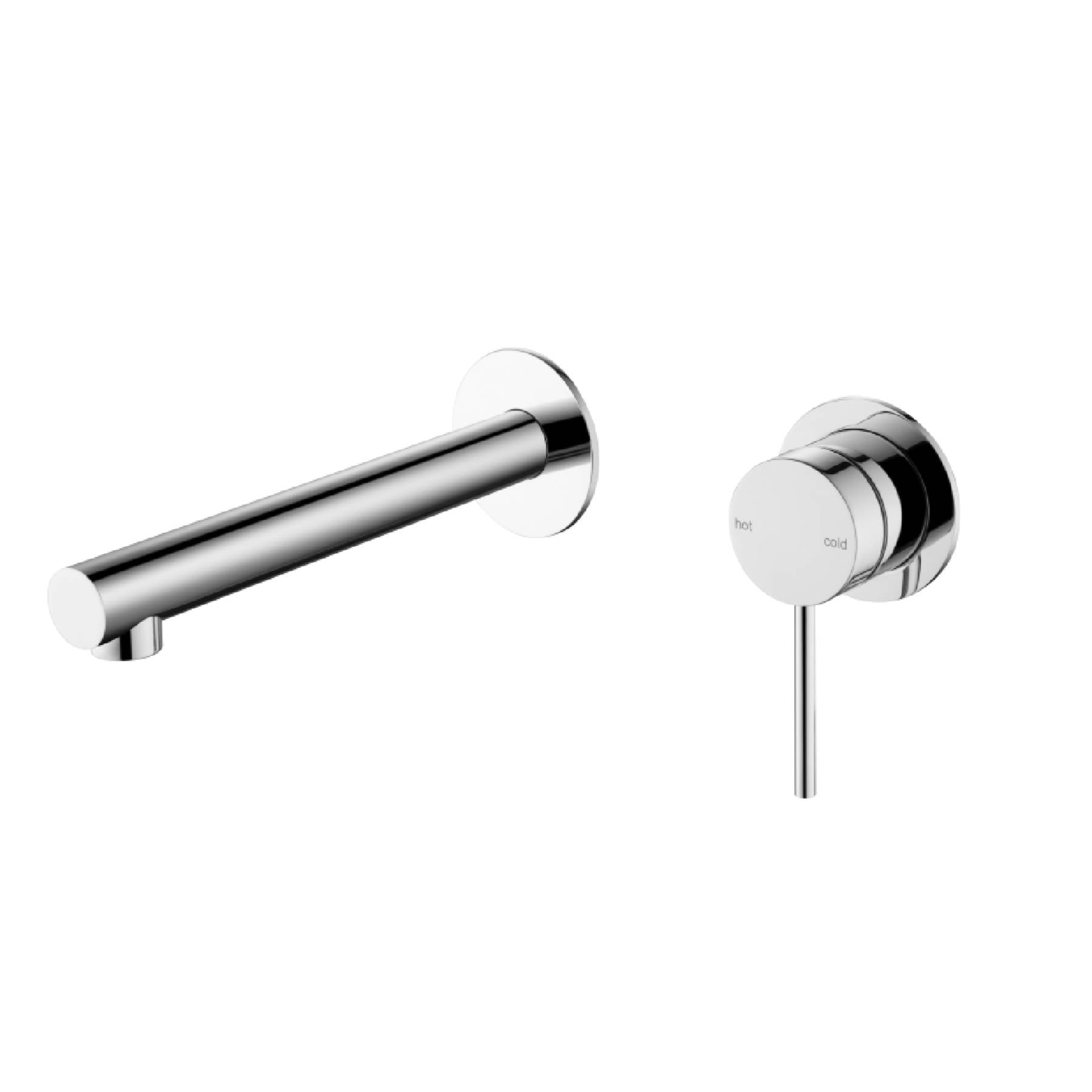 Hot! Mica 2P Chrome Straight Wall - Spout Combo