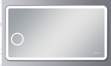 Hot Deal! LDT 1500x800mm LED Frameless Rectangle Mirror with Magnifier & Digital Clock