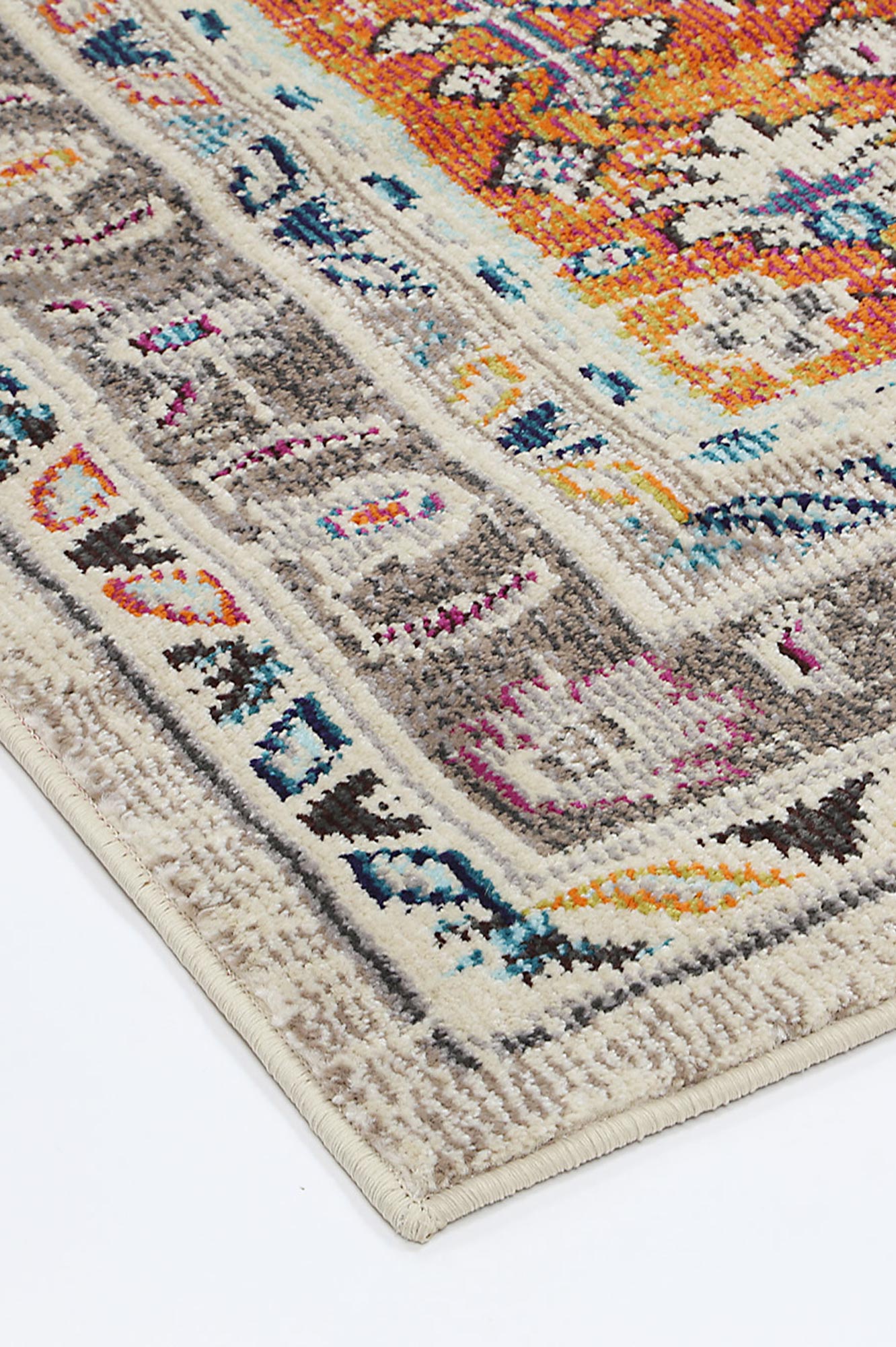 Exquisite Rebecca Multi - Patterned Durable Rug