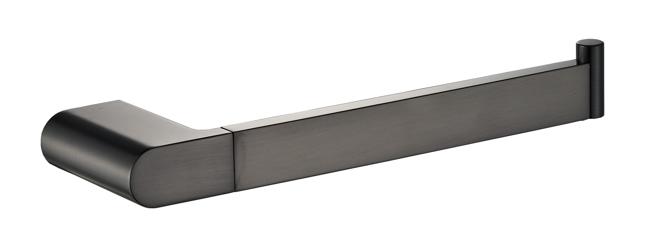 Hot Sale! Flores Brushed Gun Metal Towel Bar Made of Brass & Zinc Alloy with 7-Year Warranty