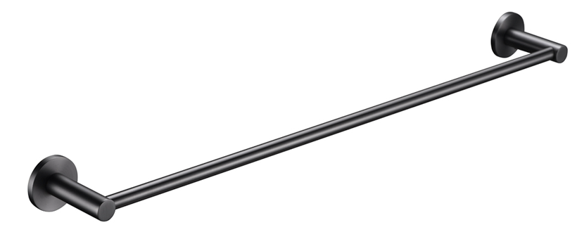 Hot Sale! Mica Single Towel Rail (600mm/800mm) in Brushed Gun Metal