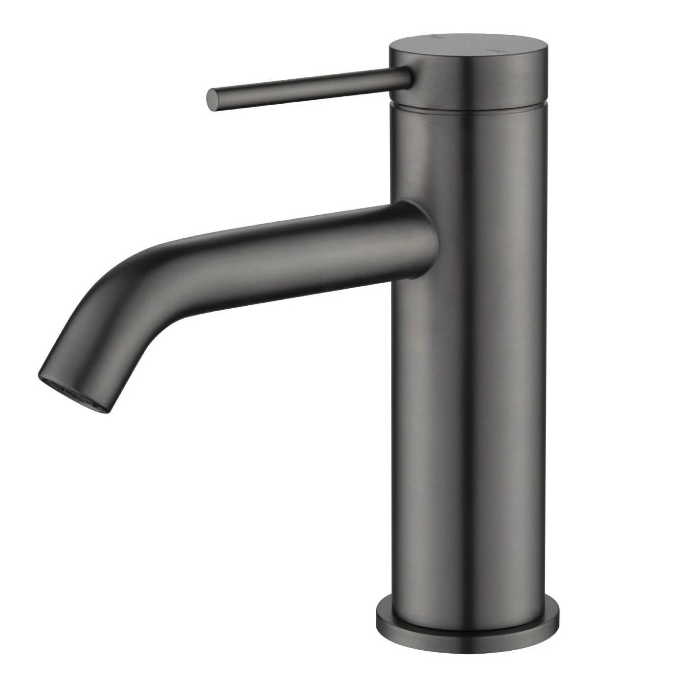 Stylish Brushed Gun Metal Mica Basin Mixer for Modern Bathrooms