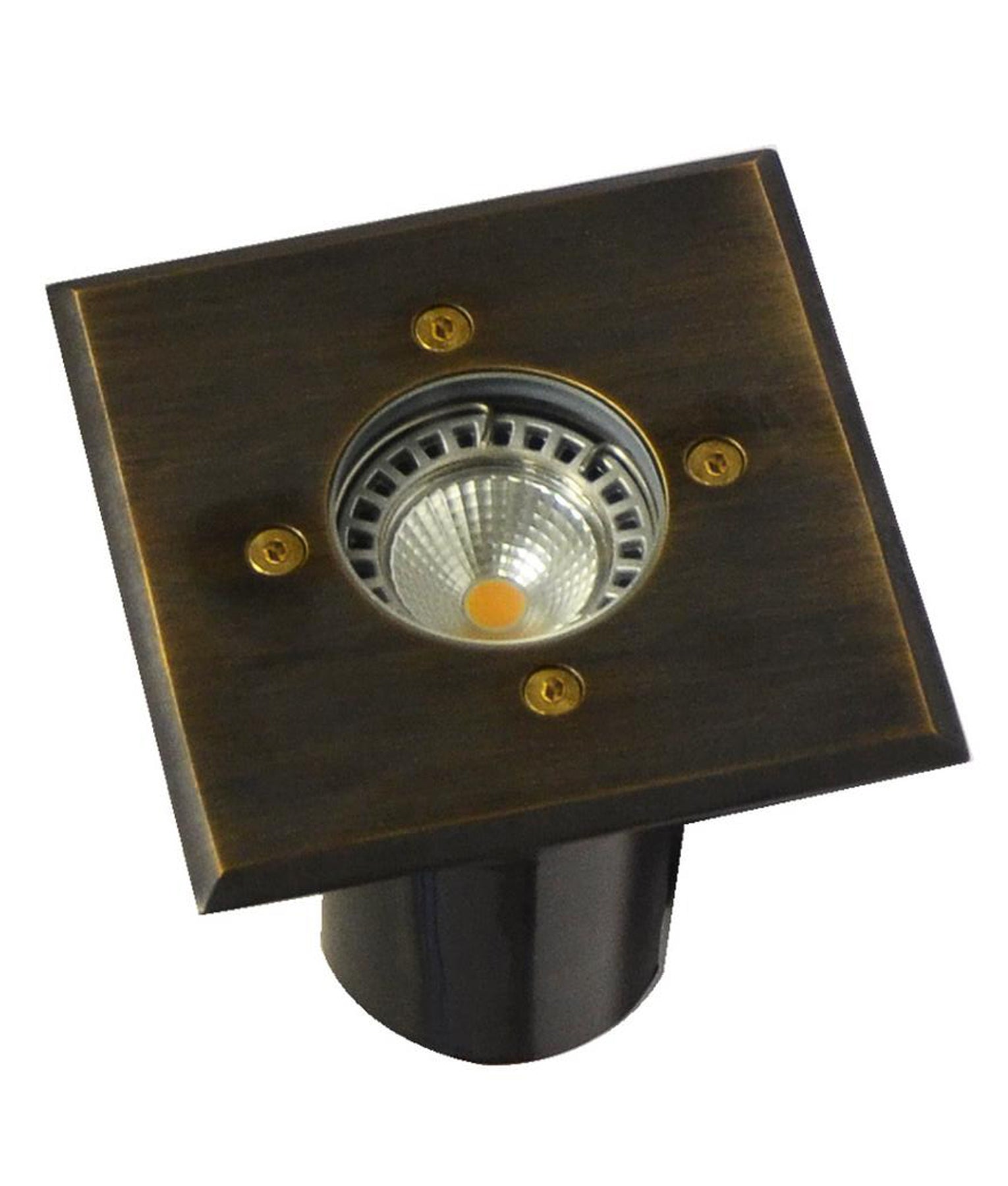 Hot Sale! Square Solid Brass Faceplate MR16 Inground Up Lights with IP67 Rating