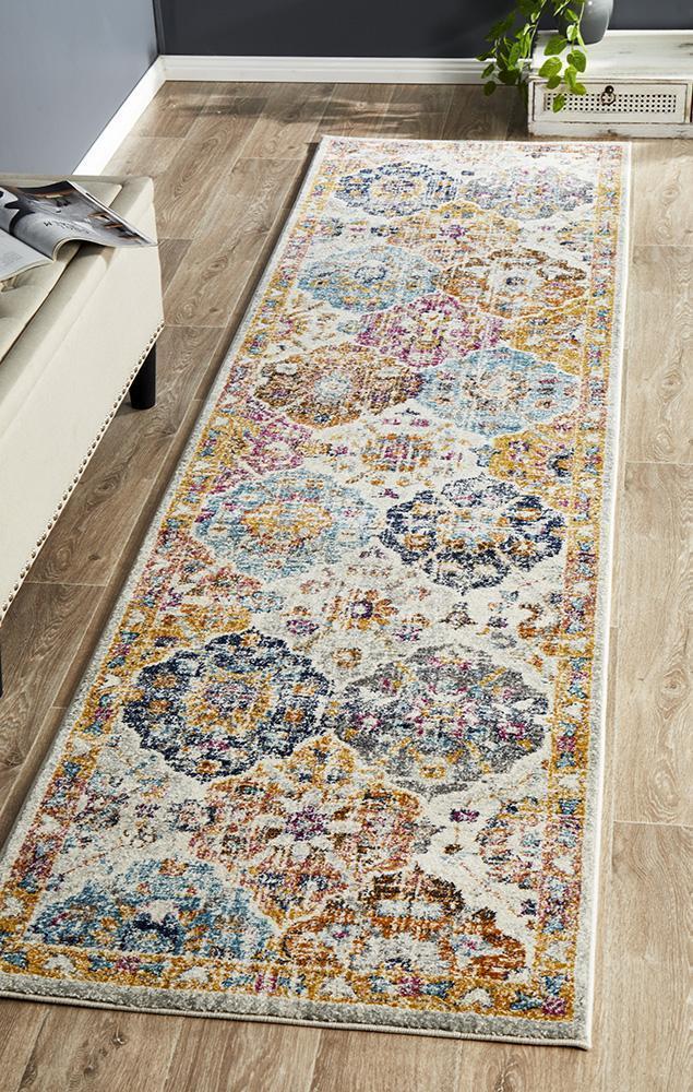 Rust-Colored Museum Ainsley Power-Loomed Runner Rug