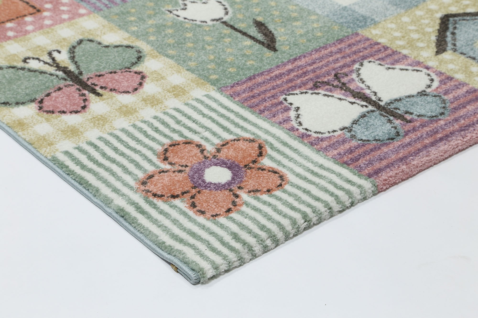 Nova Polypropylene Multi Patch Rug for Kids from Turkey