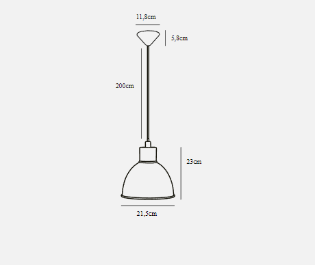 Stylish Green Metal Pendant Light for Dining or Kitchen