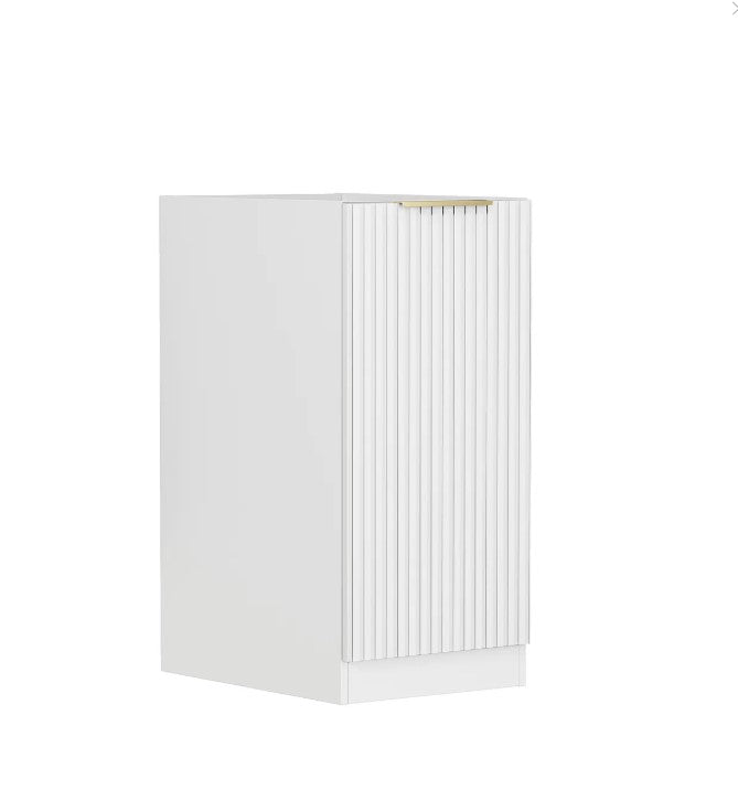 Hot Sale! Noosa Matte White Laundry Floor Cabinet with Internal Drawer (415x584x880)