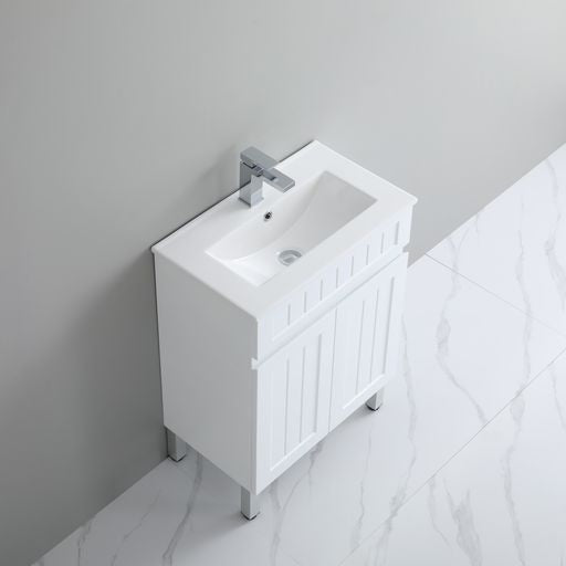 Acacia Shaker PVC Floor Vanity 600 - Premium Quality