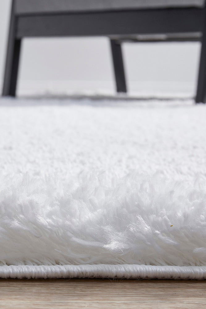 Hot Sale! Exquisite Angel White Polyester Shag Rug for Contemporary Interiors