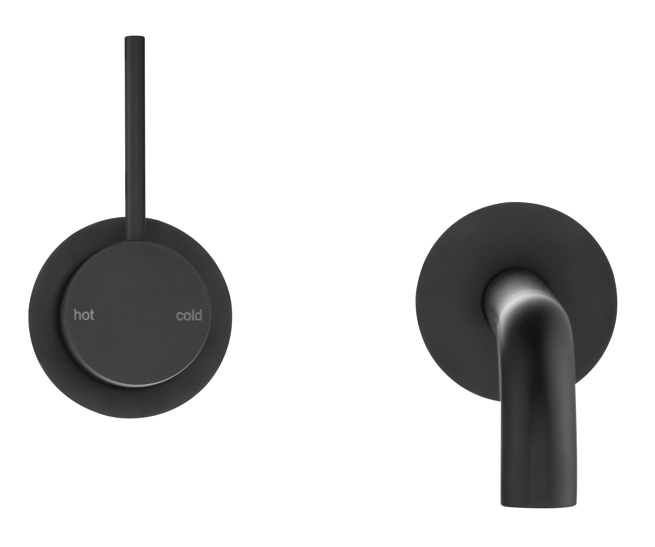 Hot Deal: 2P Mica Wall - Spout Combo with Reverse Black Handle