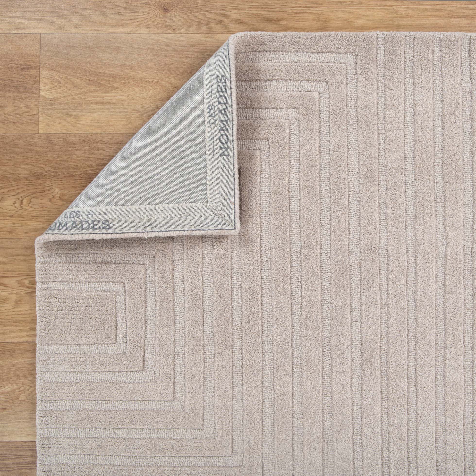 Felix Beige Hand - Tufted 100% Wool Rug by Les Nomades